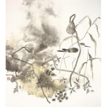 刘英国画花鸟荷字画之家
