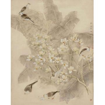 刘英国画花鸟玉堂清韵字画之家