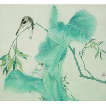 刘英国画花鸟余清字画之家