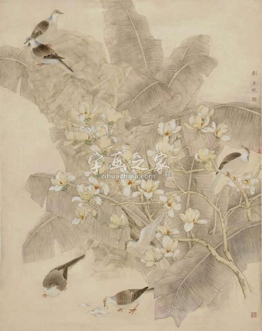 国画家刘英字画之家