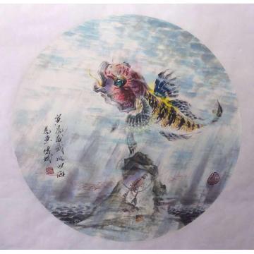 张传斌国画花鸟虎头鱼字画之家