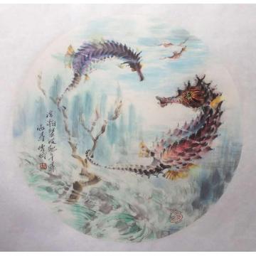 张传斌国画花鸟海马字画之家