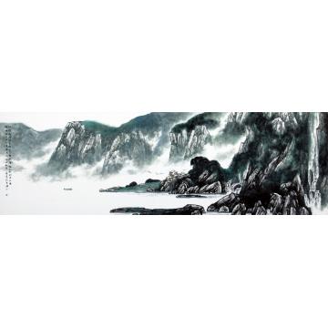 林琳国画山水门径俯清溪字画之家