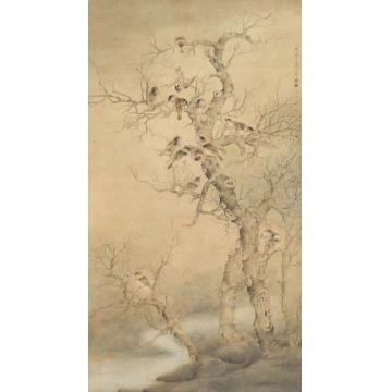 沈玮国画花鸟闹春字画之家