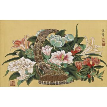 沈玮国画花鸟仿古作品001字画之家