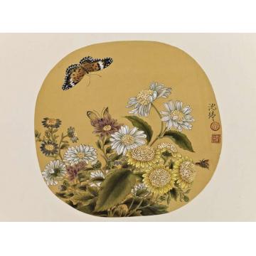 沈玮国画花鸟仿古作品006字画之家