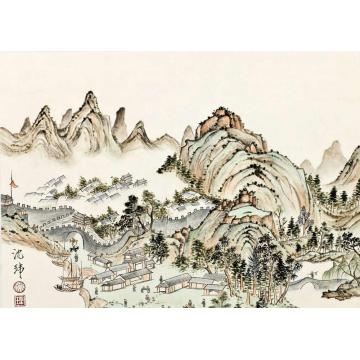 沈玮国画山水仿古作品013字画之家