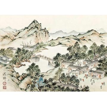 沈玮国画山水仿古作品014字画之家