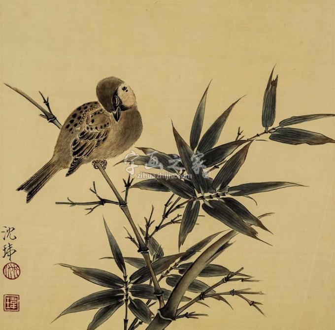 国画家沈玮字画之家