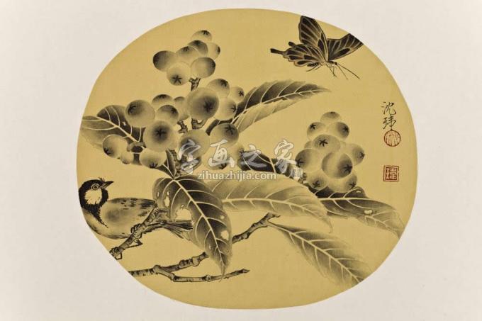 国画家沈玮字画之家
