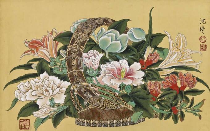 国画家沈玮字画之家