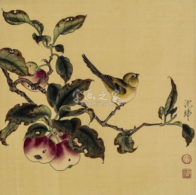 国画家沈玮字画之家