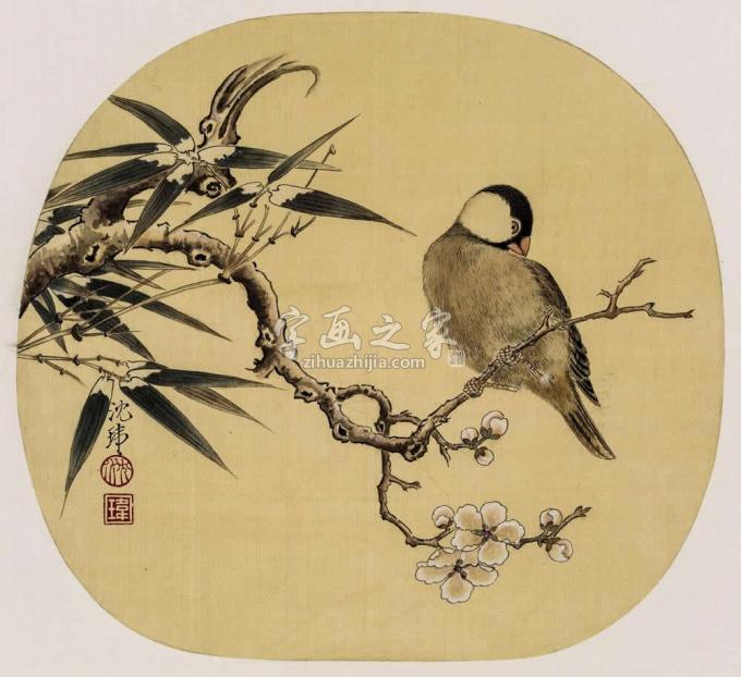 国画家沈玮字画之家