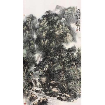 耿明国画山水溪山深秀字画之家