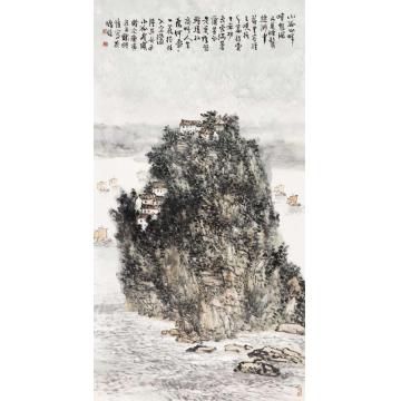 耿明国画山水小孤山字画之家