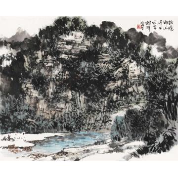 耿明国画山水板桥乡小河口字画之家