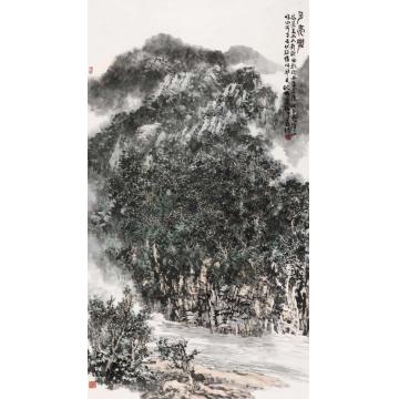 耿明国画山水月亮湾字画之家