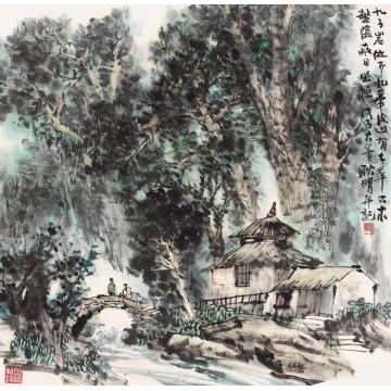 耿明国画山水九子岩字画之家