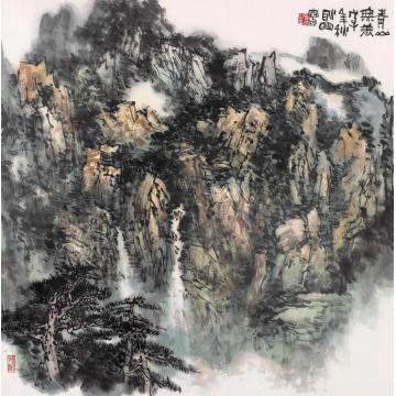 耿明国画山水青山无恙字画之家