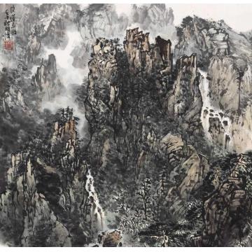 耿明国画山水皮蓬之幽字画之家