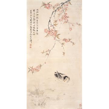 马新阳国画花鸟东风随春归字画之家