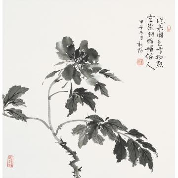 马新阳国画花鸟国色无妆点字画之家