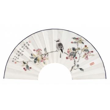 马新阳国画花鸟春花秋月语字画之家