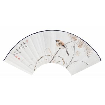 马新阳国画花鸟远岸秋沙白字画之家
