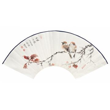 马新阳国画花鸟秋林夕照字画之家