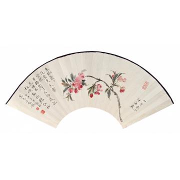马新阳国画花鸟一片春心付海棠字画之家