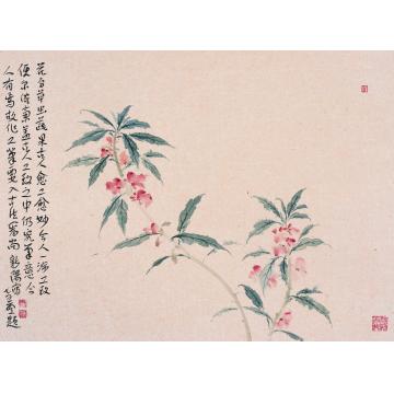 马新阳国画花鸟晓色香浓(七月凤仙）字画之家