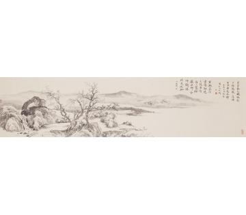 马新阳国画花鸟天寒远山净字画之家