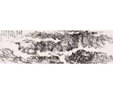 程大利国画山水春到十渡字画之家