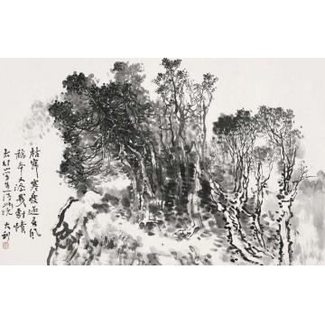 程大利国画山水春太行写生一字画之家