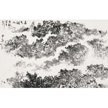 程大利国画山水太行写生二字画之家