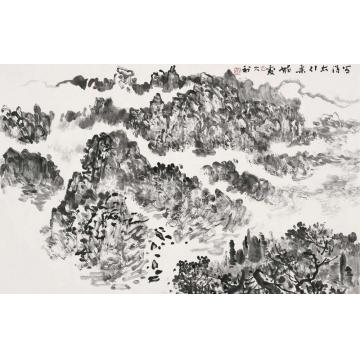 程大利国画山水太行写生三字画之家