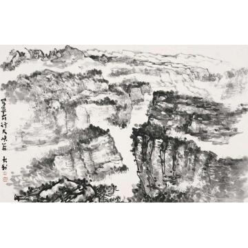 程大利国画山水太行写生五字画之家