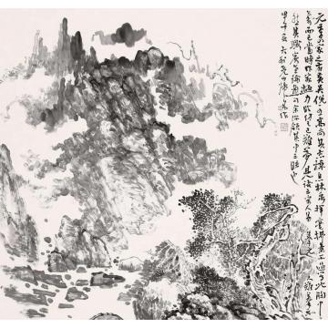 程大利国画山水写胸中逸气字画之家