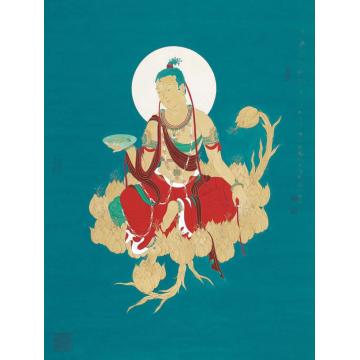 李巍松国画人物阿弥陀佛字画之家