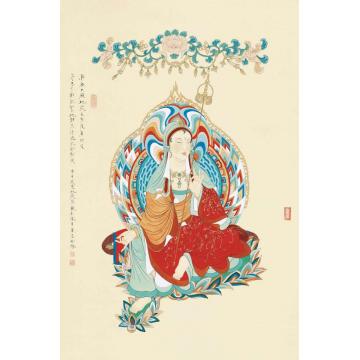 李巍松国画人物地藏王菩萨字画之家