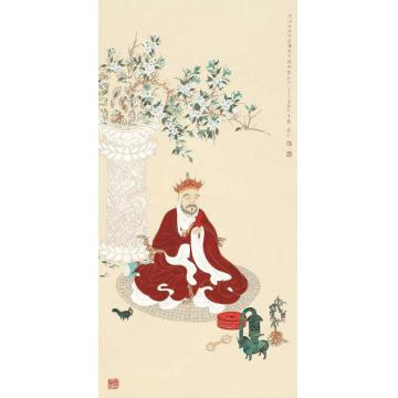 李巍松国画人物十八应真组画（二）字画之家