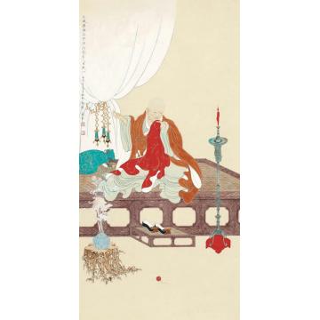 李巍松国画人物十八应真组画（五）字画之家