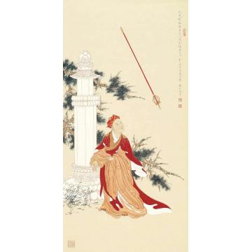 李巍松国画人物十八应真组画（九）字画之家