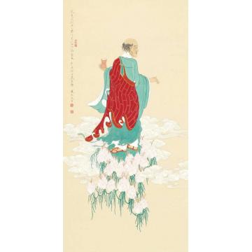 李巍松国画人物十八应真组画（十一）字画之家
