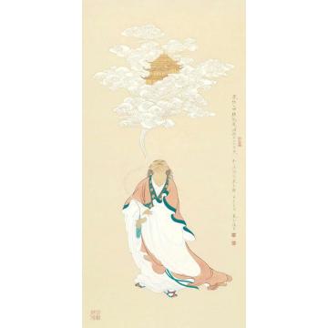 李巍松国画人物十八应真组画（十三）字画之家