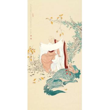 李巍松国画人物十八应真组画（十）字画之家