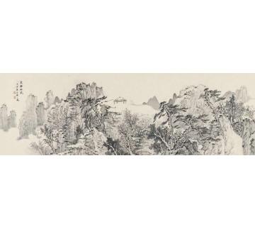 潘一见国画山水万壑松风字画之家