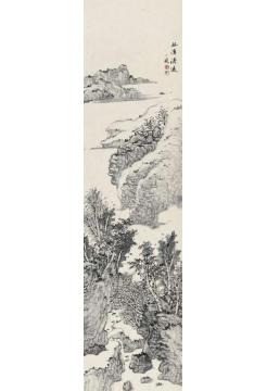 潘一见国画山水林溪清远字画之家