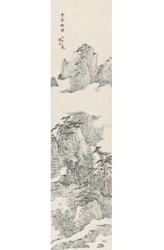 潘一见国画山水云壑松风字画之家