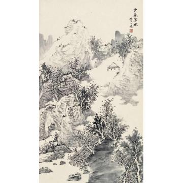 潘一见国画山水云岩翠微字画之家